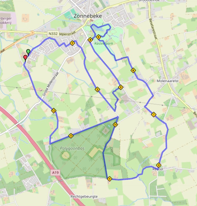 parcours 13km